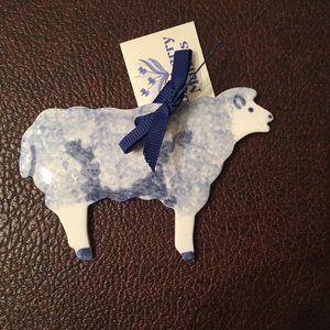Rocky Marsh Blueberry Muffin Sheep Ornament